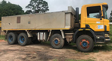 Sintless tipper hire